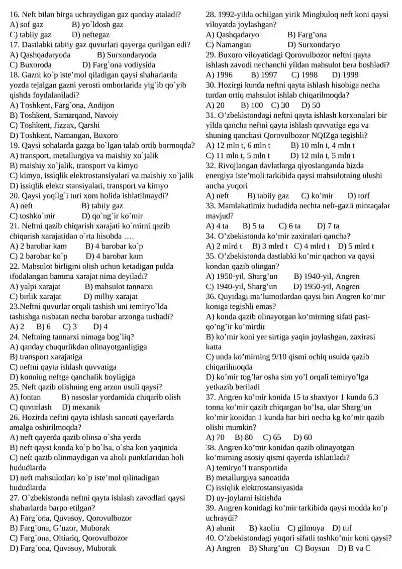 O’zbekiston milliy iqtisodiyotining tuzilishi 3