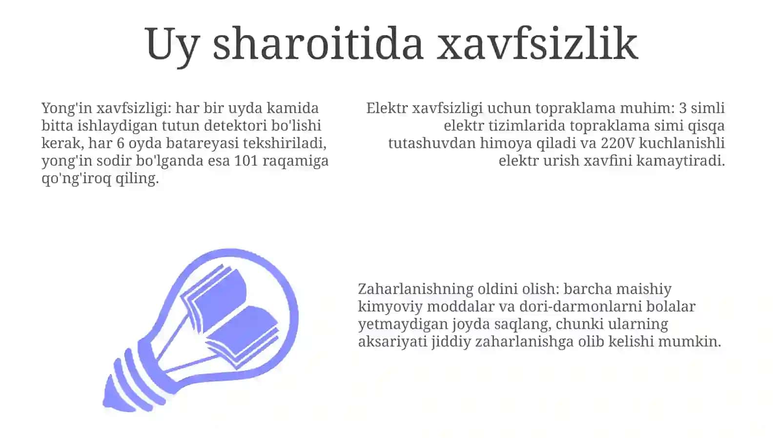 Uy muhiti va xavfsizlik 3