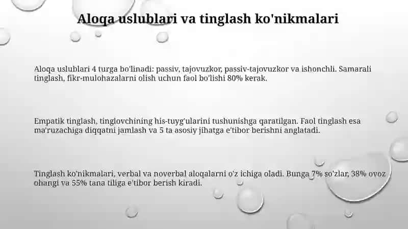 Mutaxassislikda ijtimoiy kommunikatsiya va jamoa bilan ishlash madaniyati 3