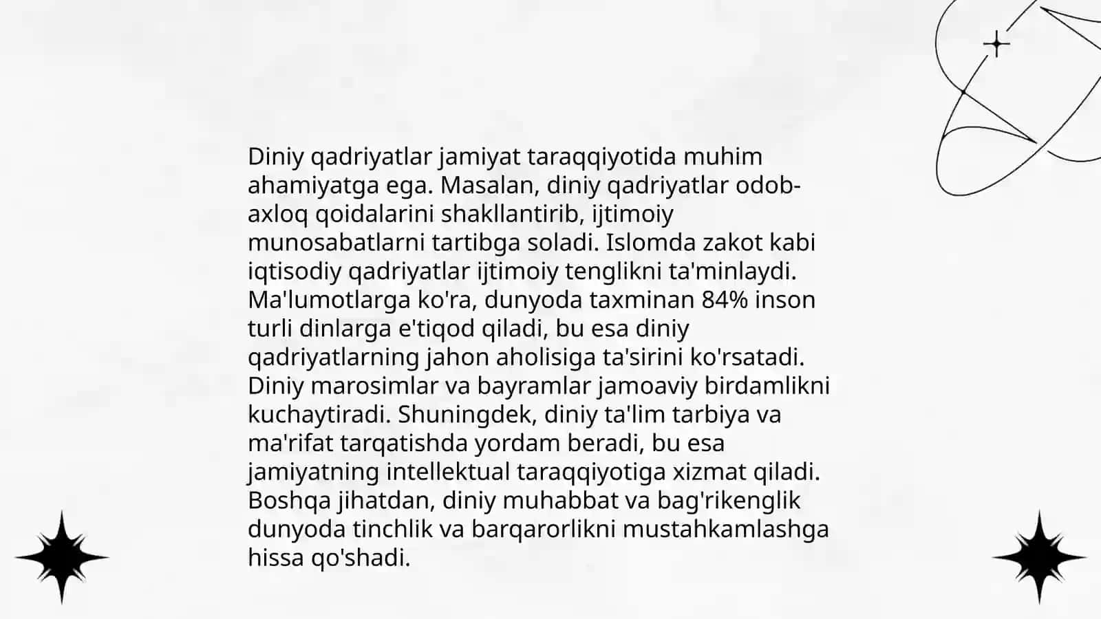 Diniy madaniy ananalarning jamiyat taraqqiyotiga ta‘siri 3