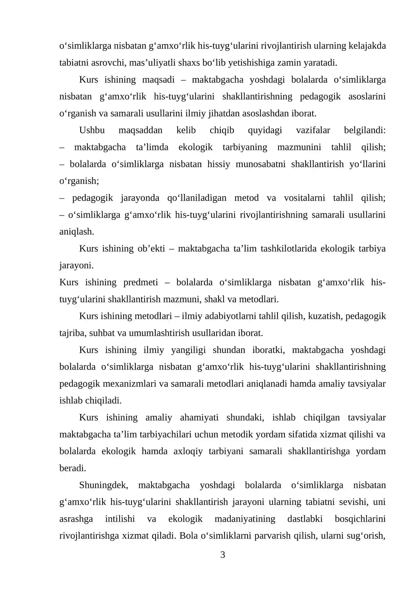 Maktabgacha yoshdagi bolalarda o‘simliklarga nisbatan g‘amxo‘rlik his-tuyg‘ularini shakllantirish 3
