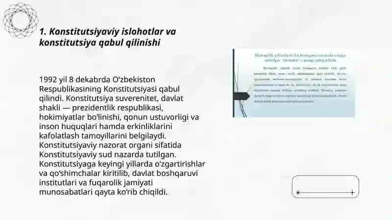 Konstitutsiyaviy islohotlar va konstitutsiya qabul qilinishi 3