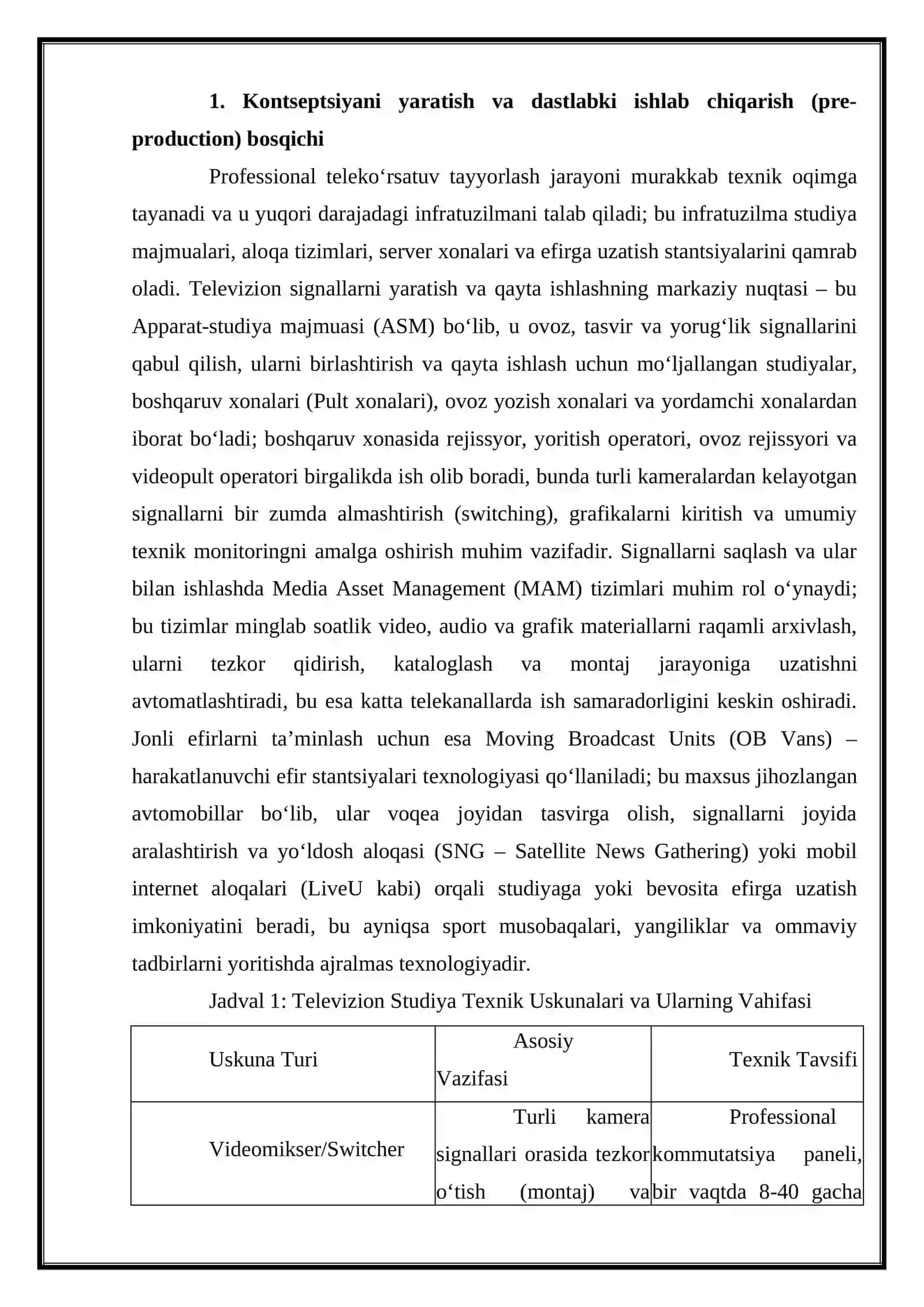 TELEKO’RSATUV TAYYORLASH TEXNOLOGIYASI 3
