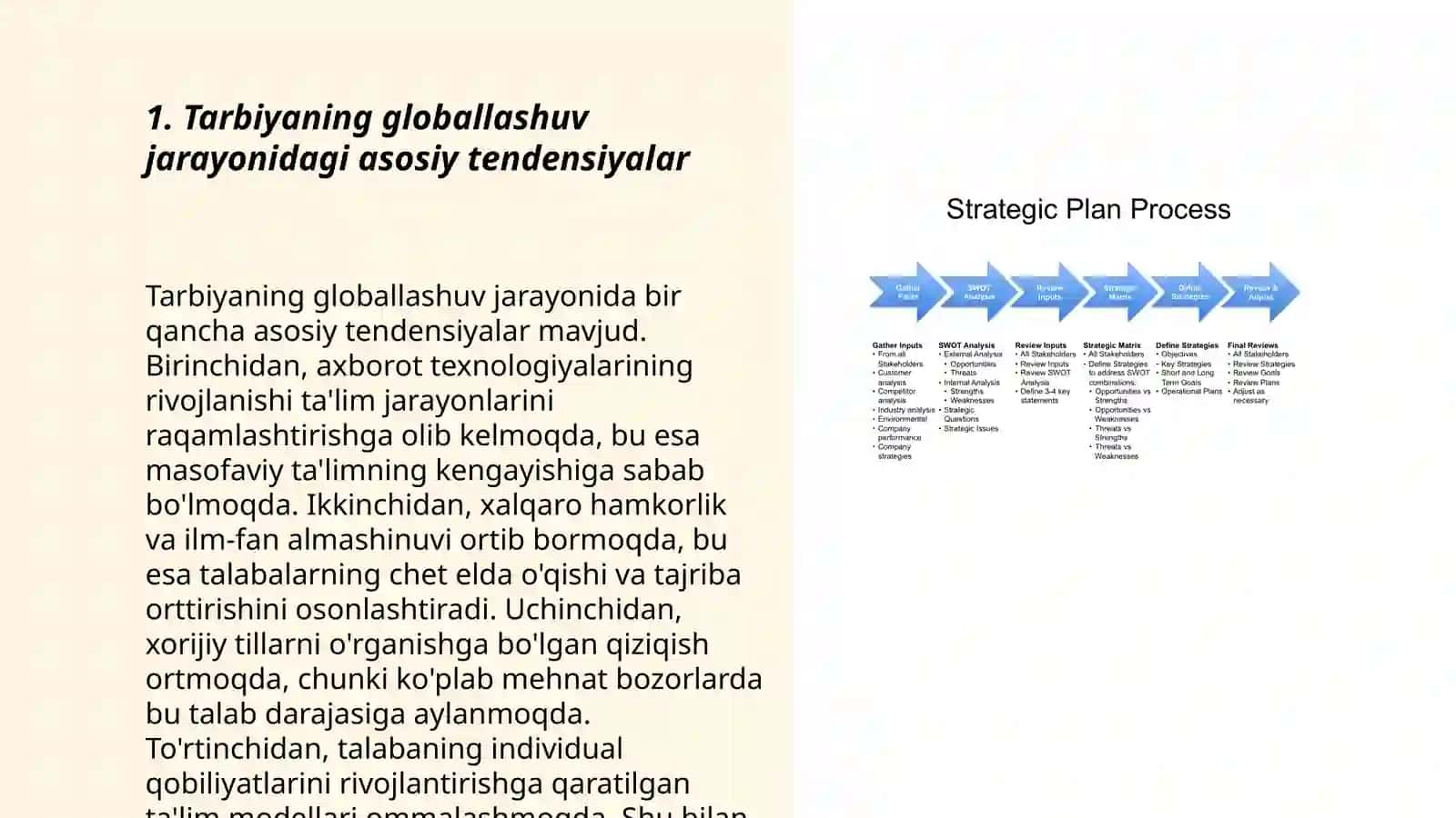 Tarbiyaning globallashuvi jarayonidagi vazifalari 3