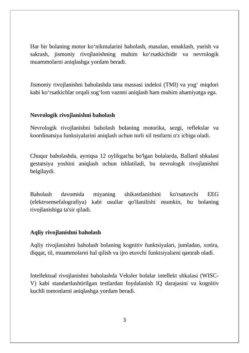 Bolalarni jismoniy asab ruhiy va jinsiy rivojlanishini kompleks baholash 3