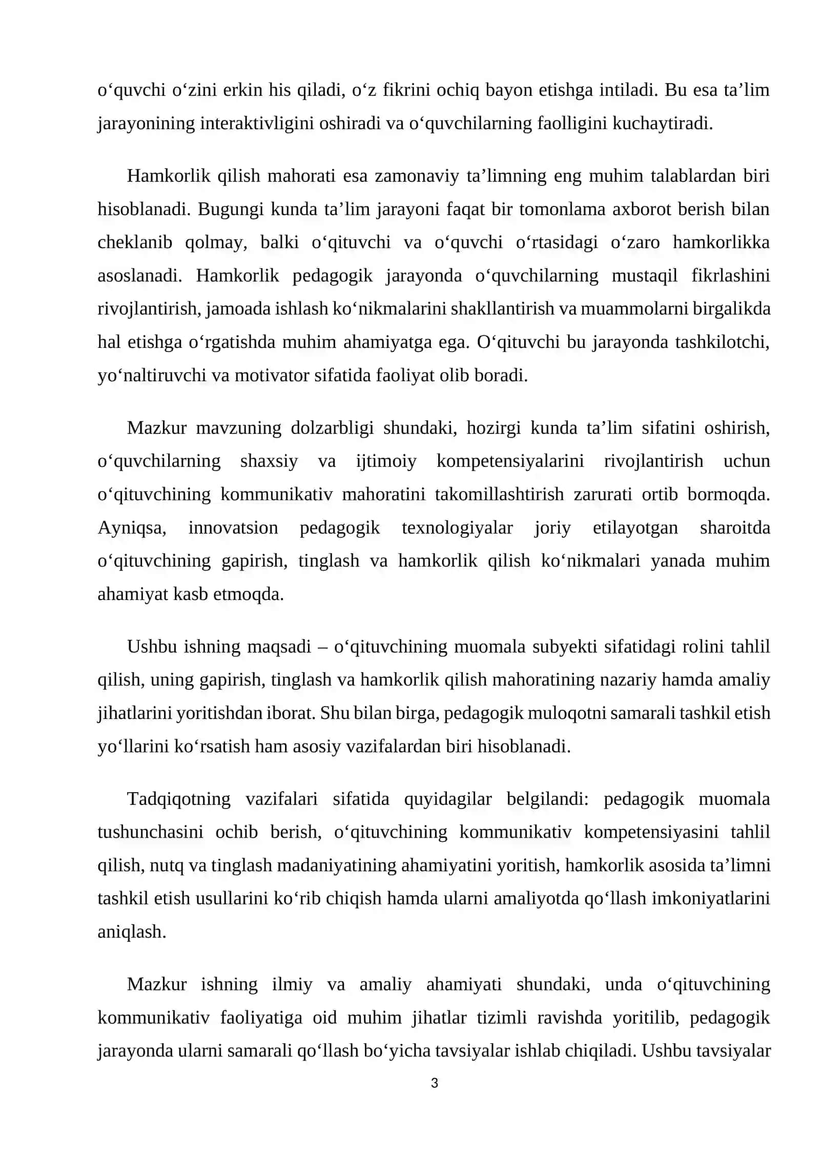 O‘qituvchi – Muomala Subyekti Sifatida Nazariy Asoslari 3