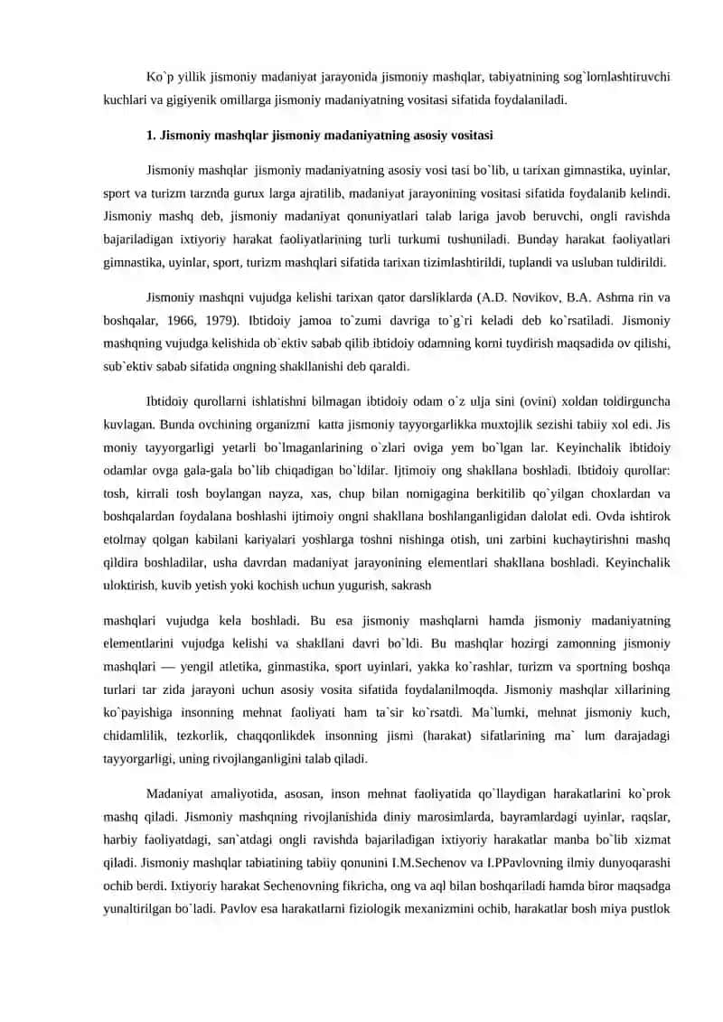 Jismoniy Tarbiya Darsi 3