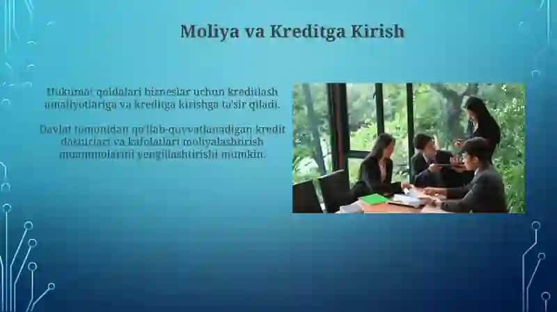 Davlatning biznes muhitini yaratishdagi faoliyati 3