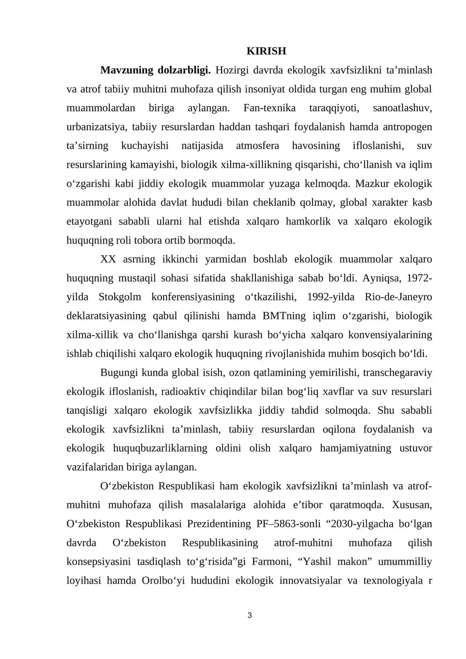 АTRОF TАBIIY MUHITNI MUHОFАZА QILISHNI HАLQАRО HUQUQIY АSОSLАRI 3