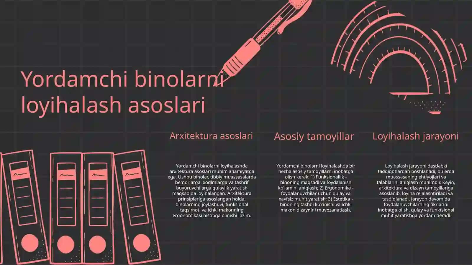 Tibbiy muassasalarda yordamchi binolarni loyihalash 3