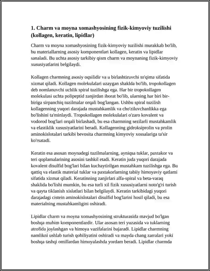 CHARM VA MÕYNANI XOMASHYOSINI KONSERVALASHNING FIZIK-KIMYOVIY ASOSLARI 3