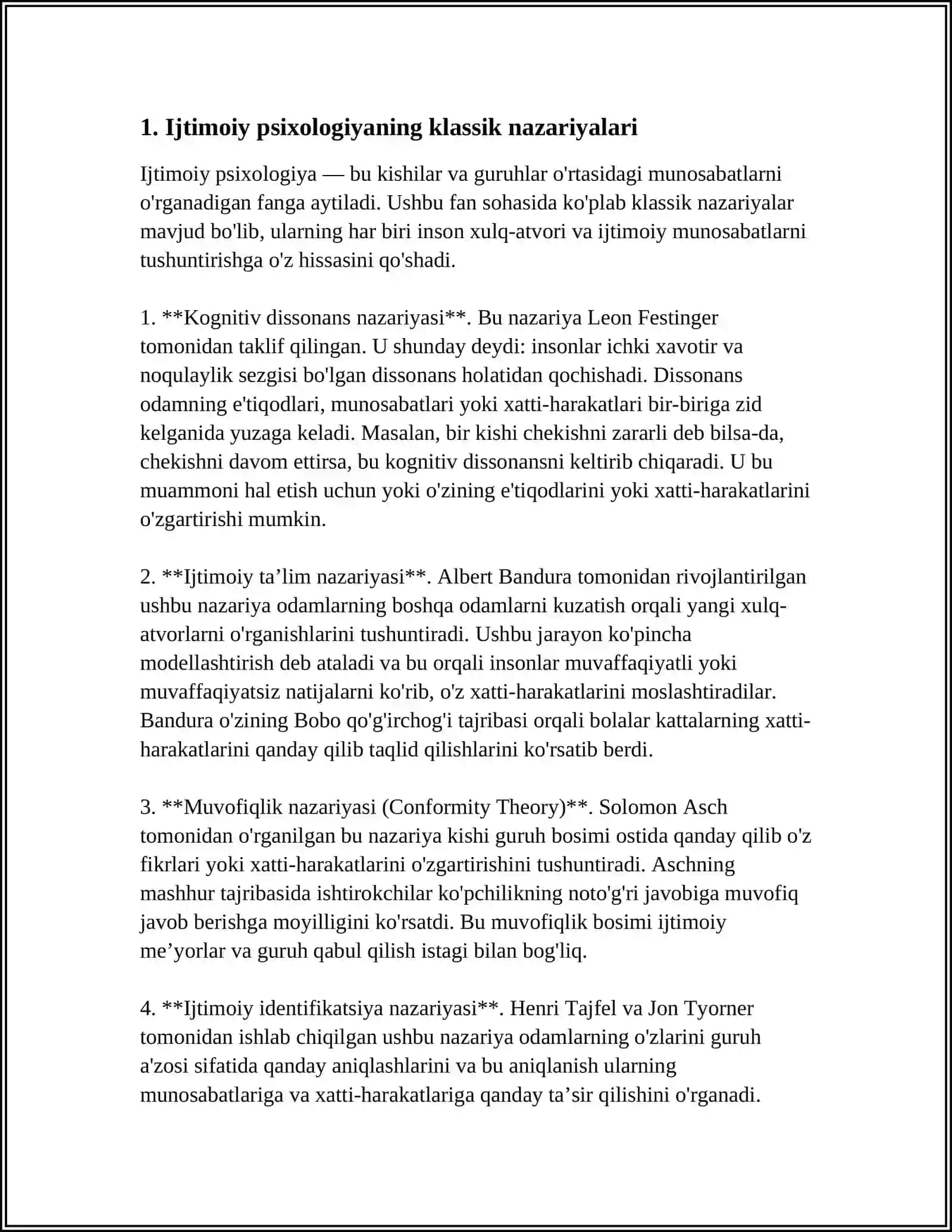 IJTIMOIY PSIXOLOGIYANING UCH NAZARIY MANBASI VA ULARNING BUGUNGI KUNDAGI MOHIYATI 3