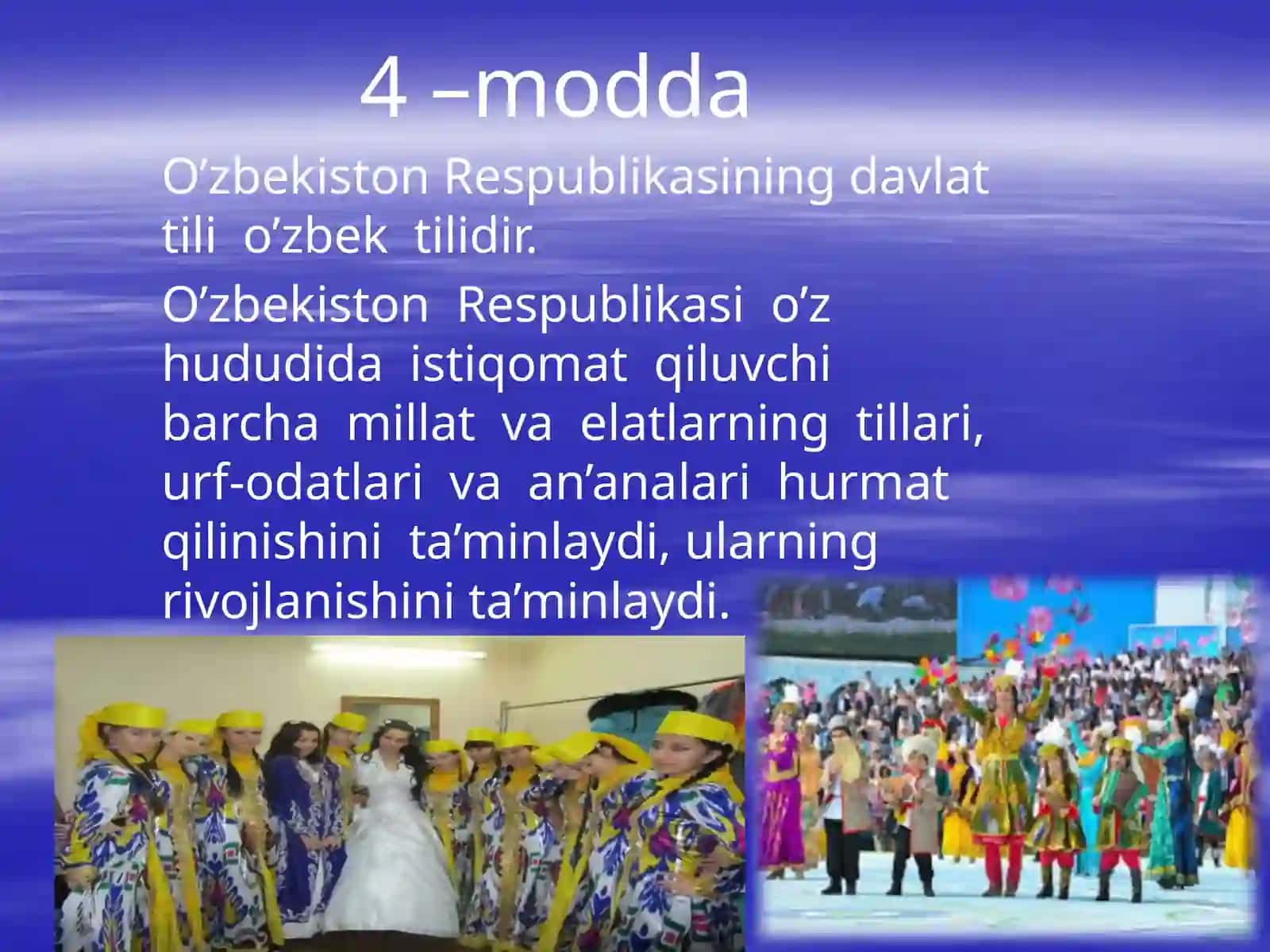 O’zbekiston Respublikasining Konstitutsiyasi 3