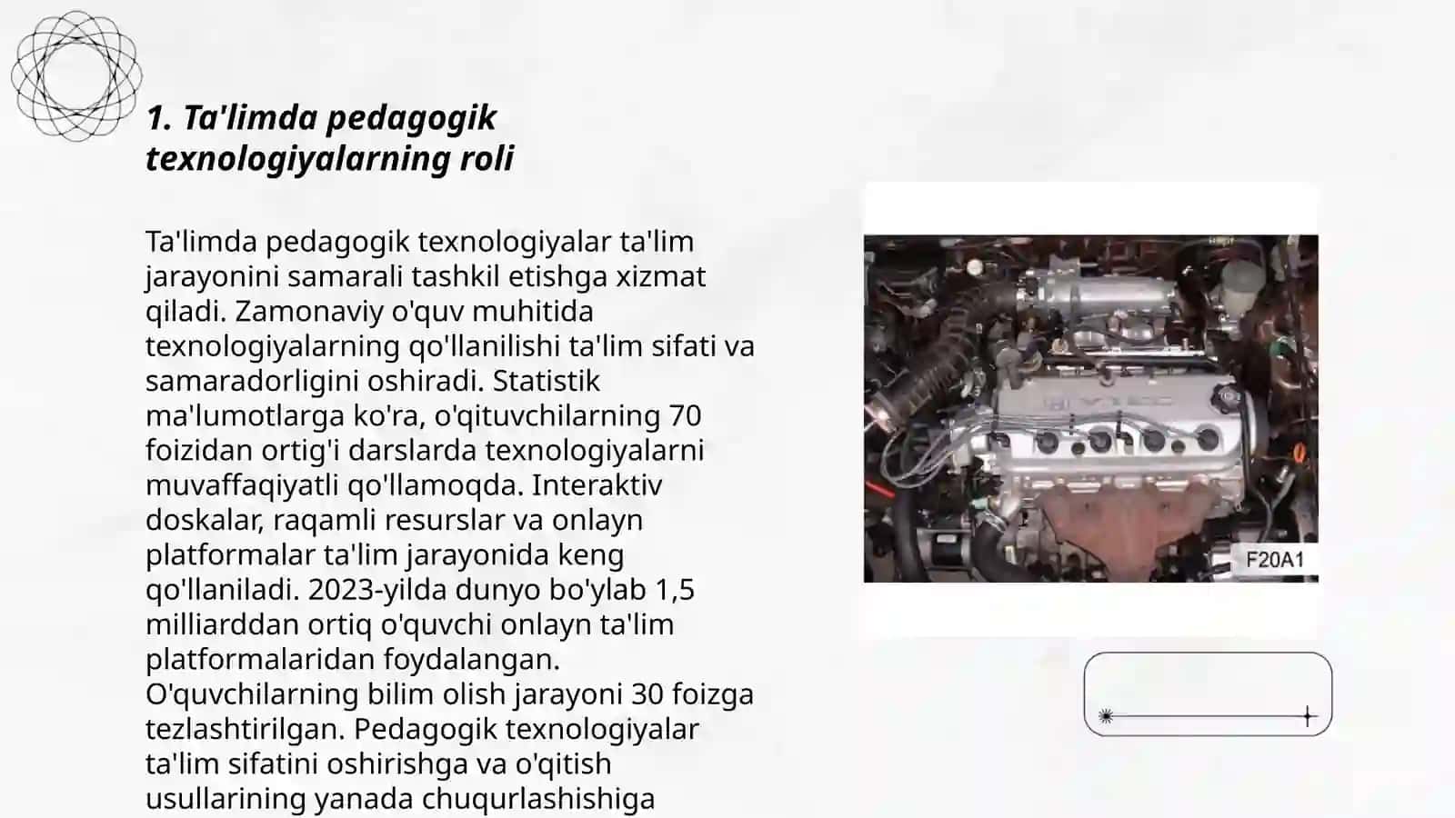 Pedagogik texnologiyalar ta’lim jarayonini harakatlantiruvchi kuch sifatida 3