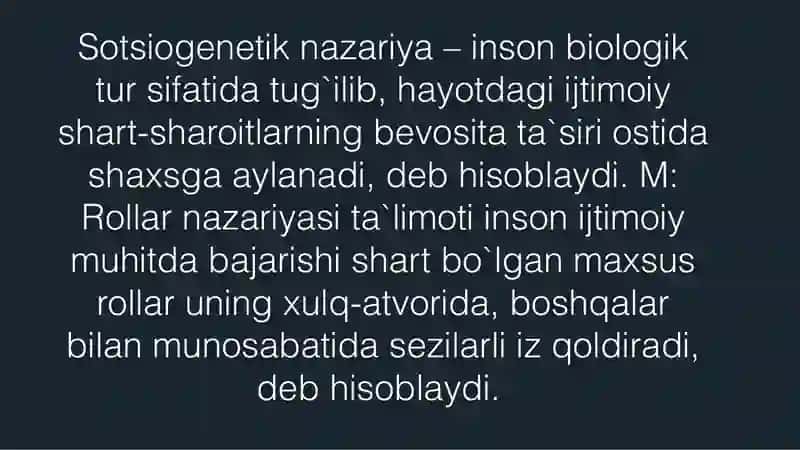 Sotsiogenetik 3