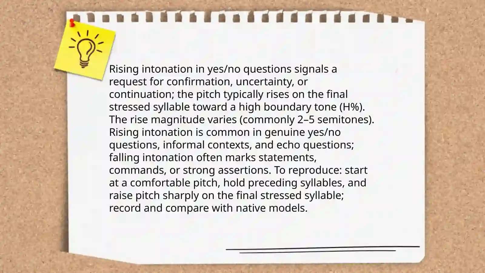 Listening and Reproducing Different Intonation Patterns 3