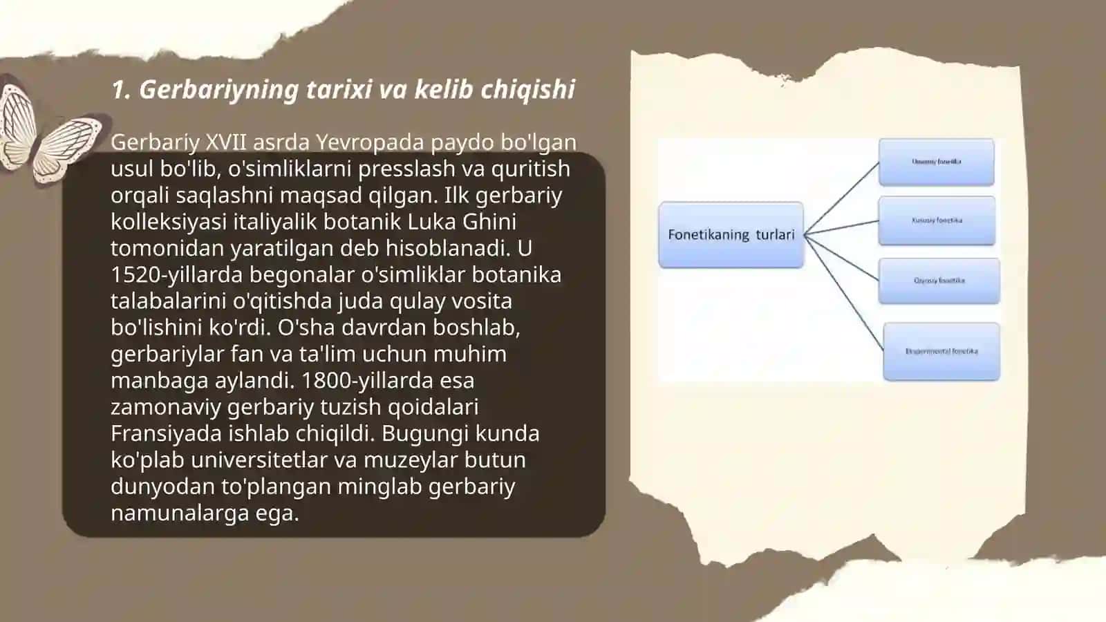 Gerbariy tayyorlash va tayyorlsh usullari haqida maʼlumot berish 3