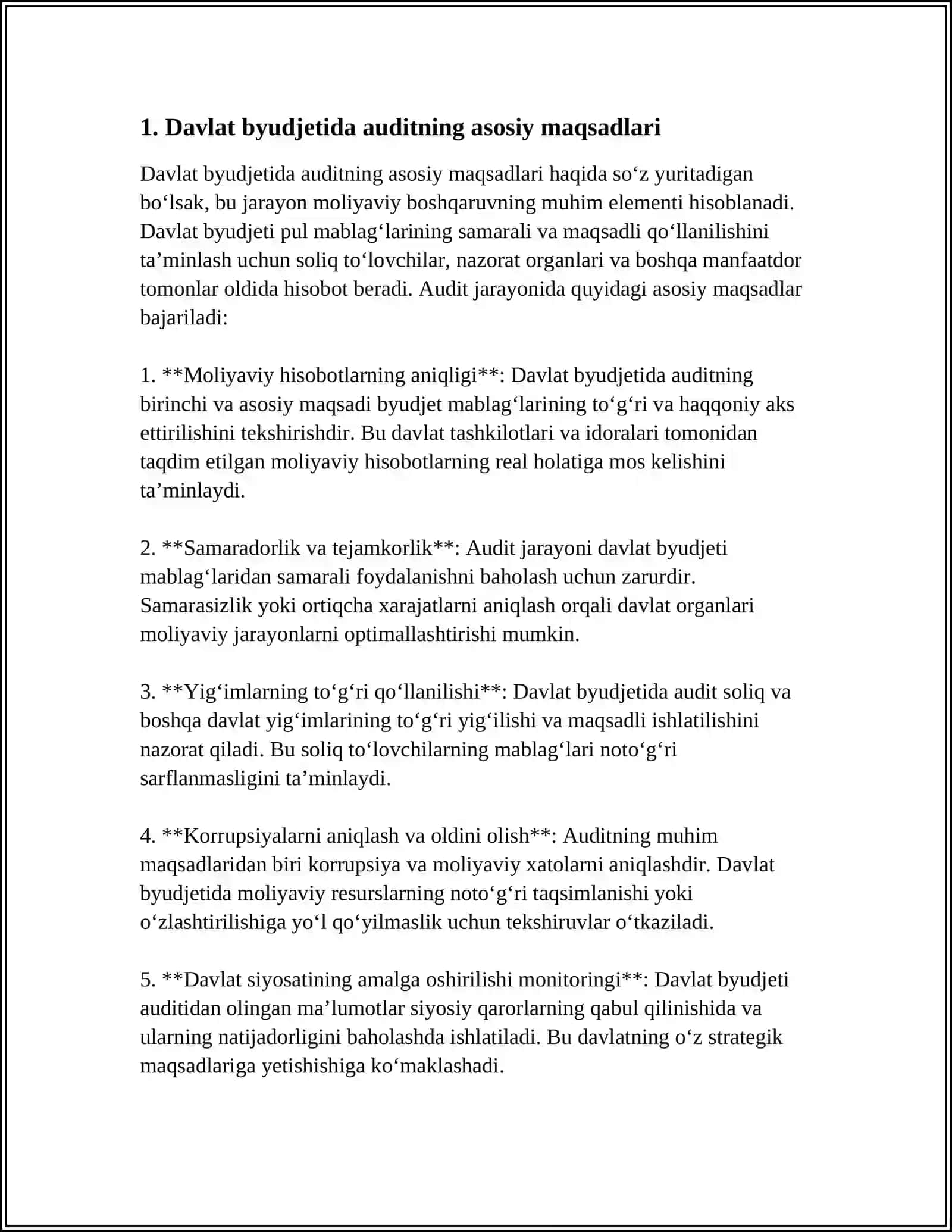 DAVLAT BYUDJETIDA AUDITNI VAZIFALARI 3