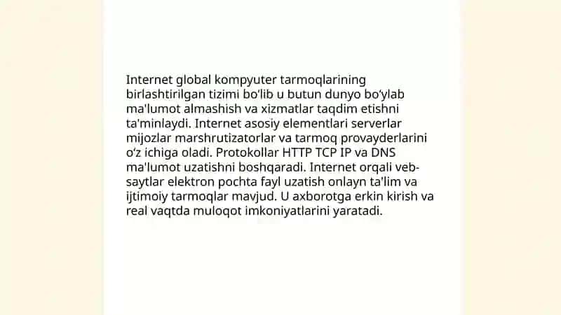 Internet tushunchasi 3