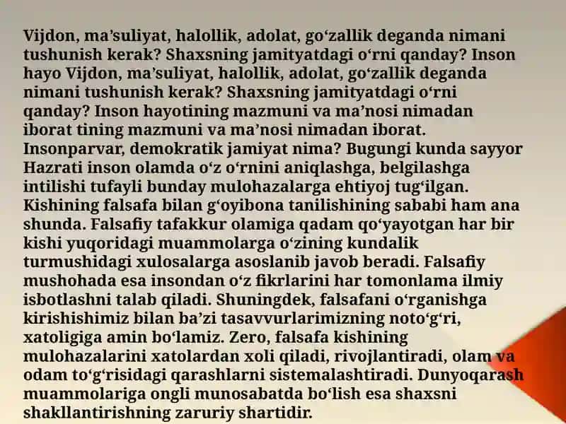 Falsafiy Dunyoqarash 3
