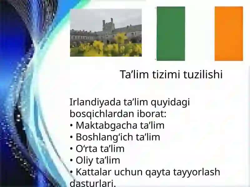 Irlandiyadagi ta’lim jarayoni 3