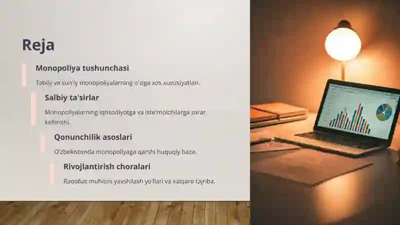 Iqtisodiyotda monopolizmga qarshi siyosat va raqobatni rivojlantirish 3