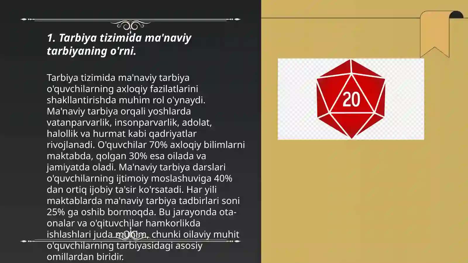 Tarbiya tizimida ma'naviy tarbiyaning o'rni 3