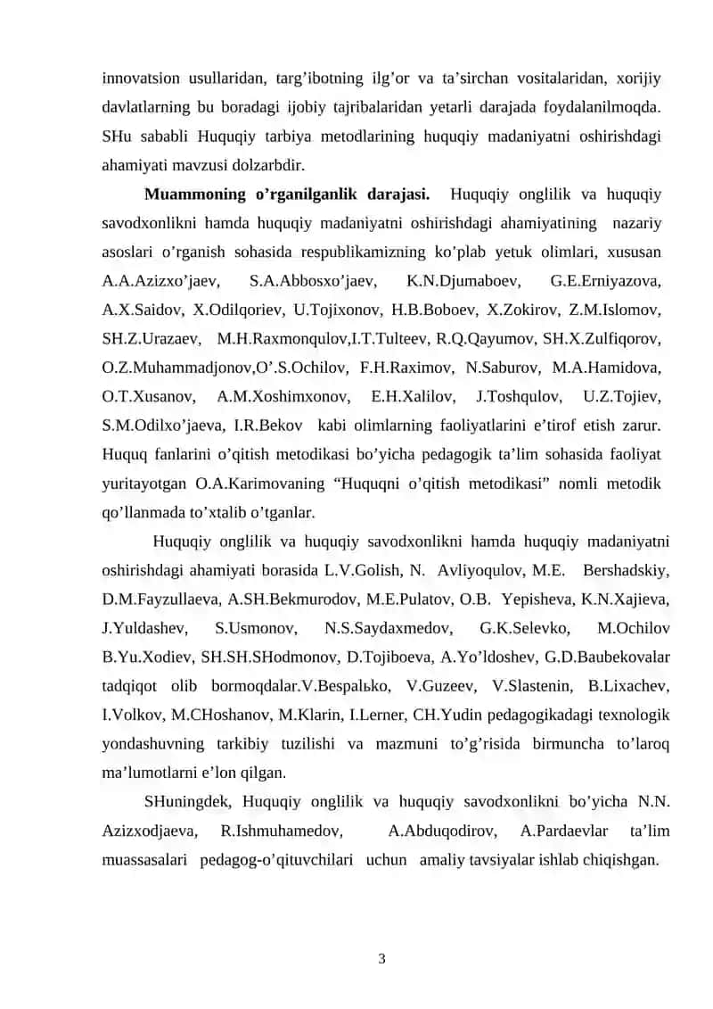 Huquqiy talimning ilmiy-nazariy asoslari 3