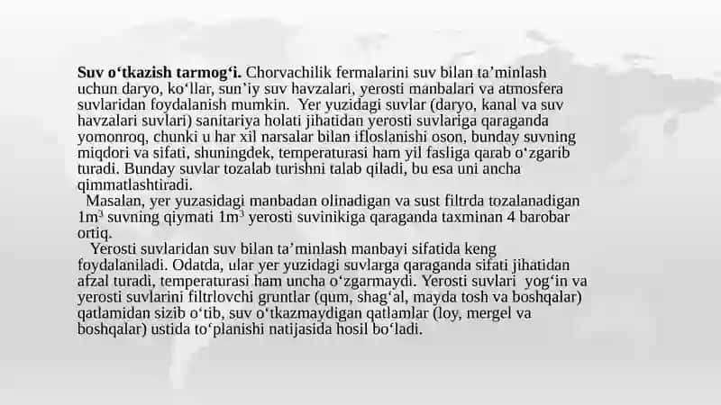 Ichki suv ta'minoti tizimlaridagi santexnika jixozlari 3
