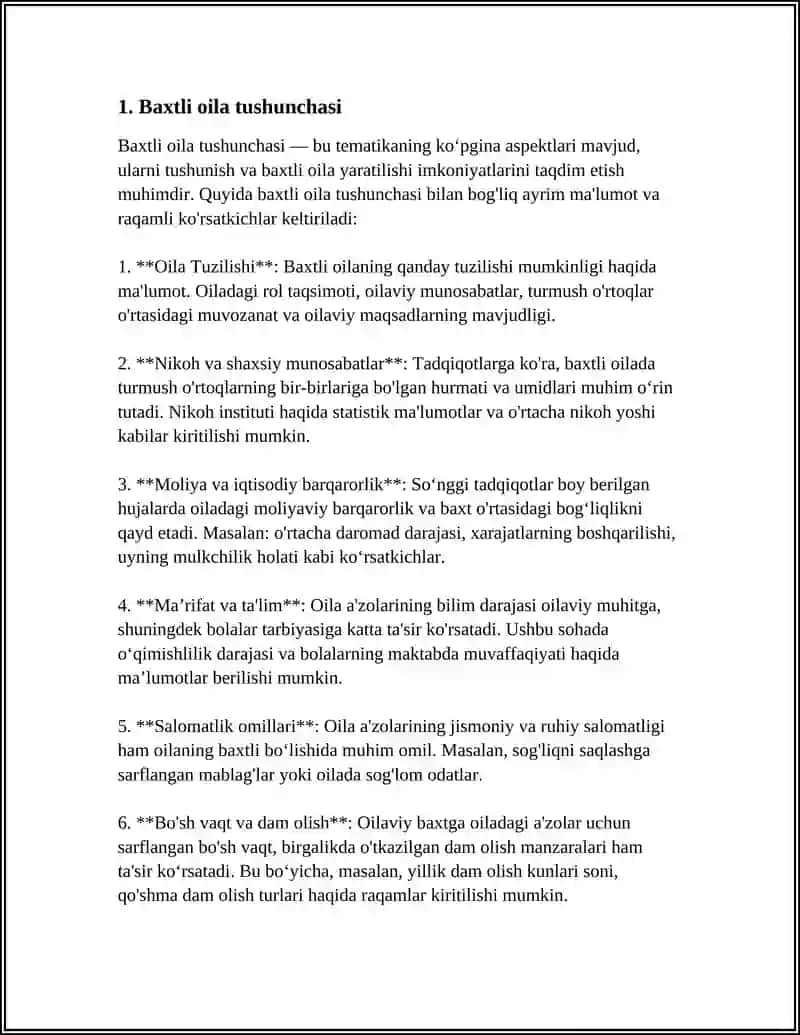 SHAYX MUHAMMAD SODIQ MUHAMMAD YUSUFNING 'BAXTIYOR OILA' ASARIDA ISLOMQADRIYATLARNING TALQINI 3