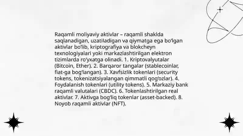 Raqamli moliyaviy aktivlar 3