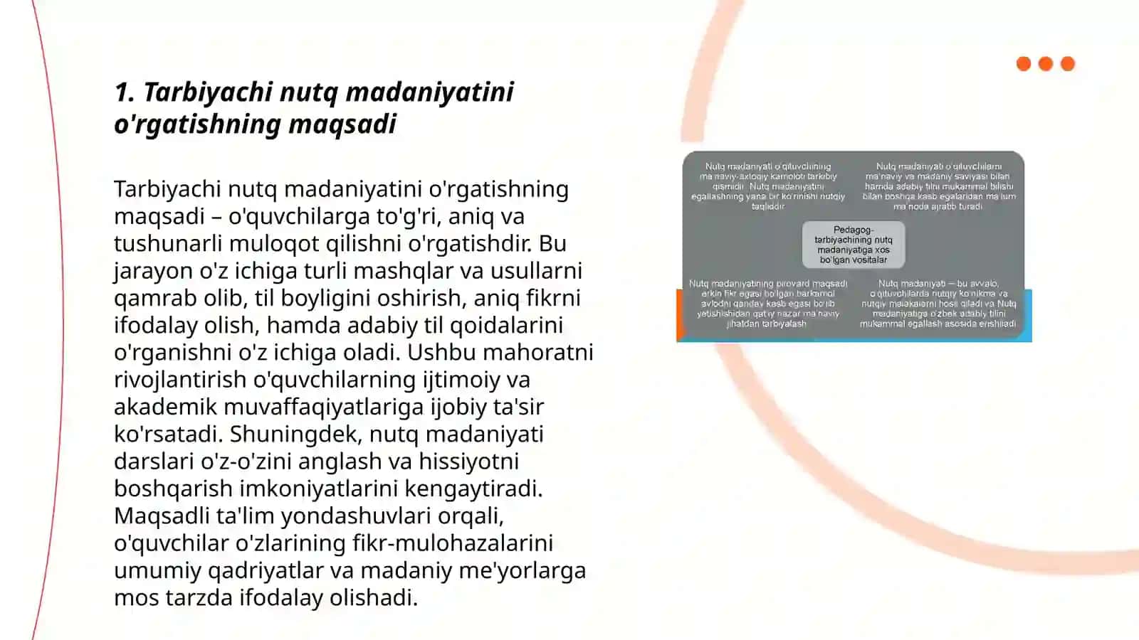 Tarbiyachi nutq madaniyatini o'rgatish metodikasi 3