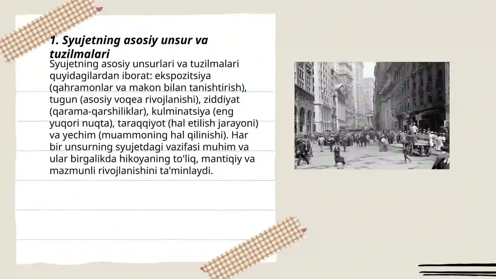 Badiiy asar syujeti va kompozitsiyasi 3