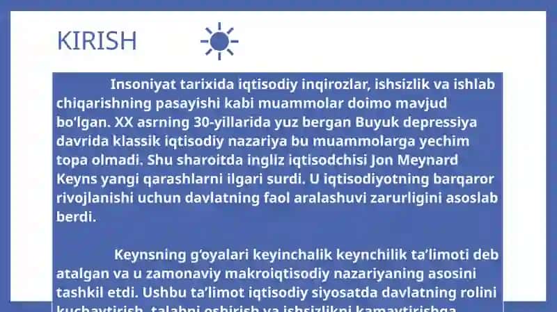 KEYNS VA KEYNCHILIK TA’LIMOTI 3