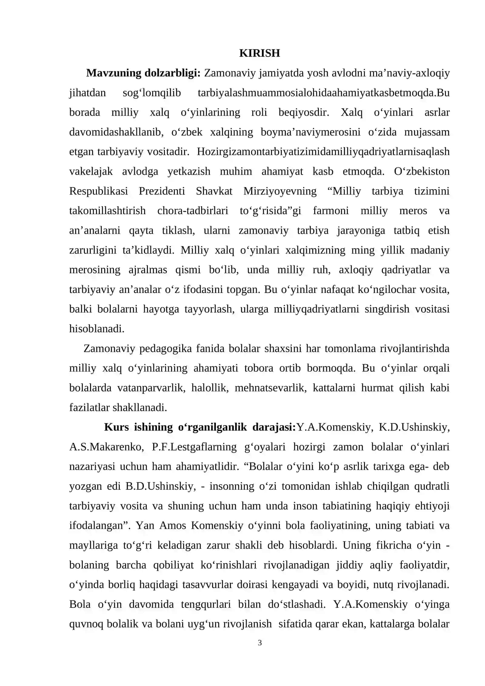 Maktabgacha yoshdagi bolalarni tarbiyalashda milliy xalq o‘yinlarining ahamiyati. 3