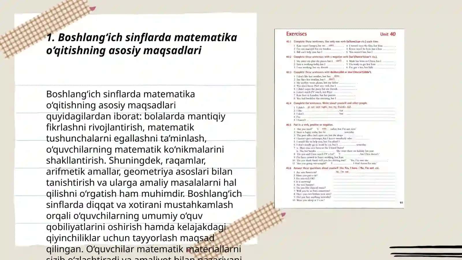 Boshlang’ich sinf o’quvchilarini sodda masalalar yechishga o’rgatish metodikasi 3