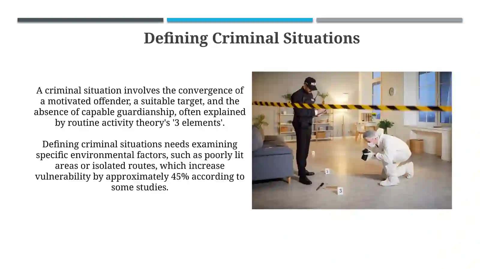 Understanding Criminal Situations 3