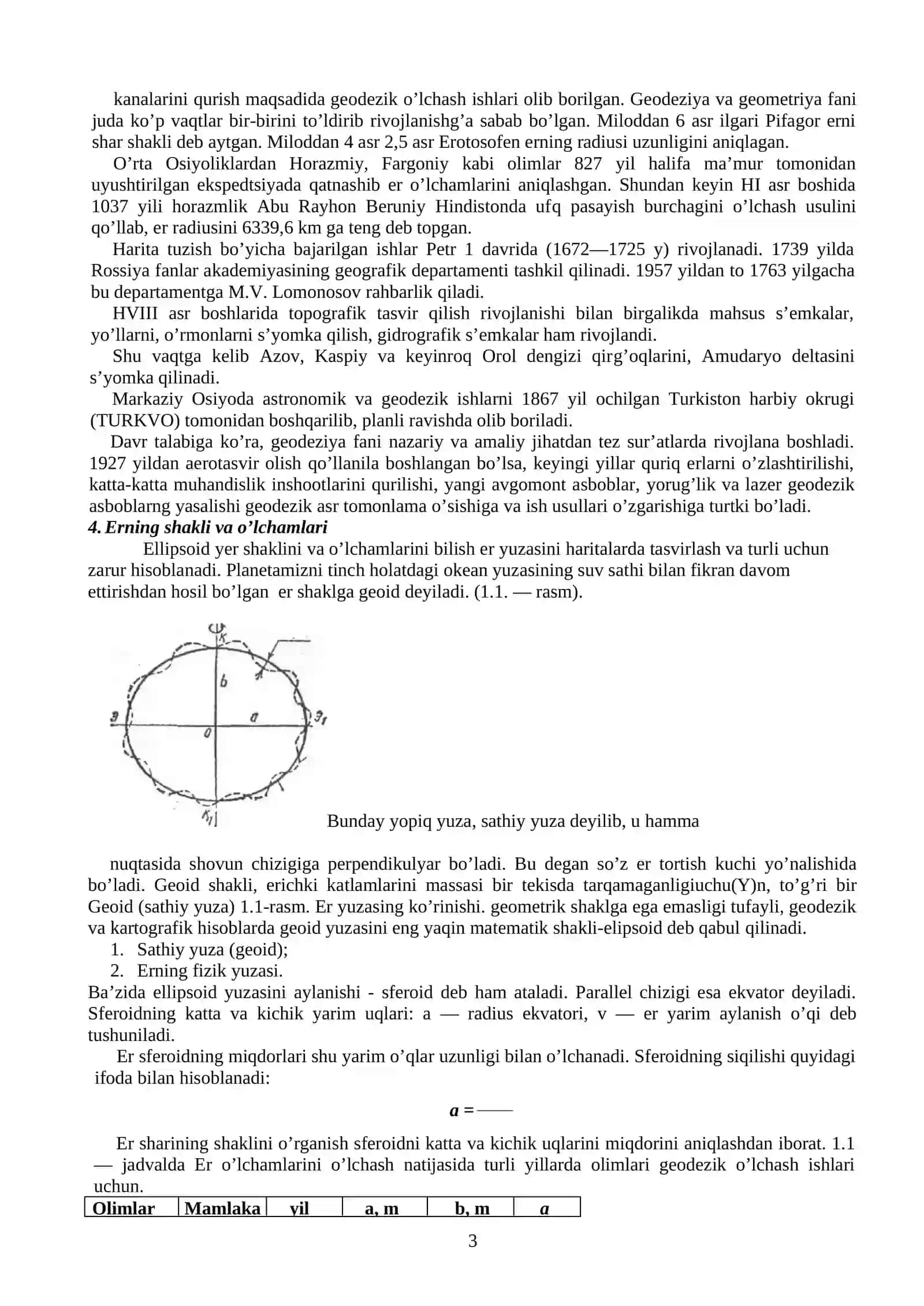 Muhandislik geodeziyasi 3