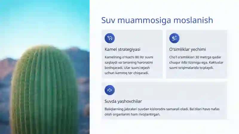 Tirik Organizmlarda Moslanish: Hayotiy Qiyinchiliklarga Qarshi Kurash 3