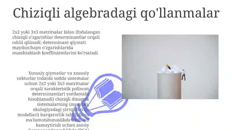 Kichik tartibli determinant 3