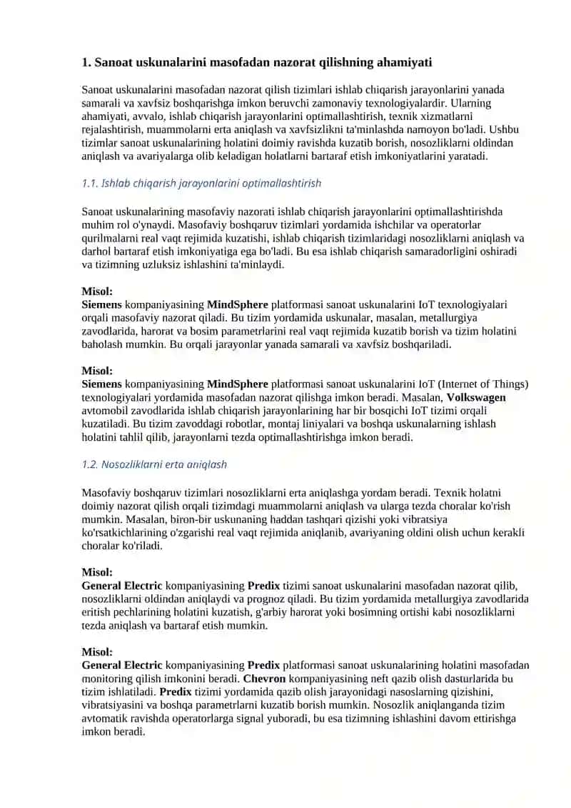 Sanoat uskunalarini masofadan nazorat qilishning samaradorligi va qulayligi 3