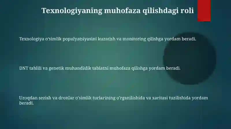 O'simlik resurslari va ularni muhofaza qilish 3
