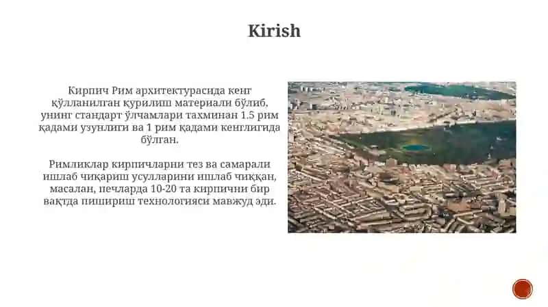 Antik Rim arxitekturasi va Shaharsozliki 3