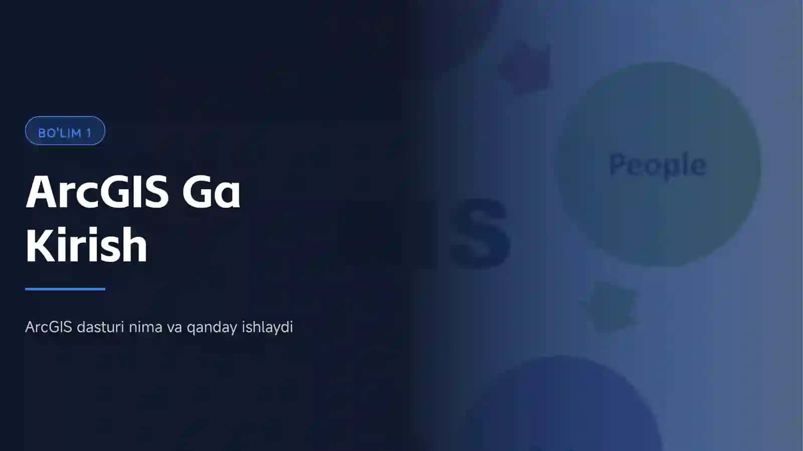 GEografik Axborot Tizimlari 3