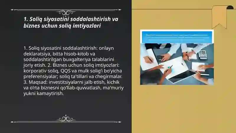 Oʻzbekistonda biznes faoliyatini amalga oshirish rivojlantirish 3