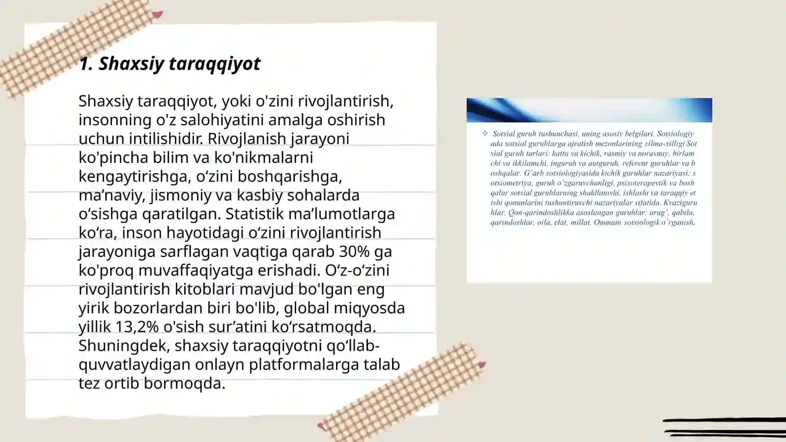 Õzini o'zi anglash psixalogiyasi 3