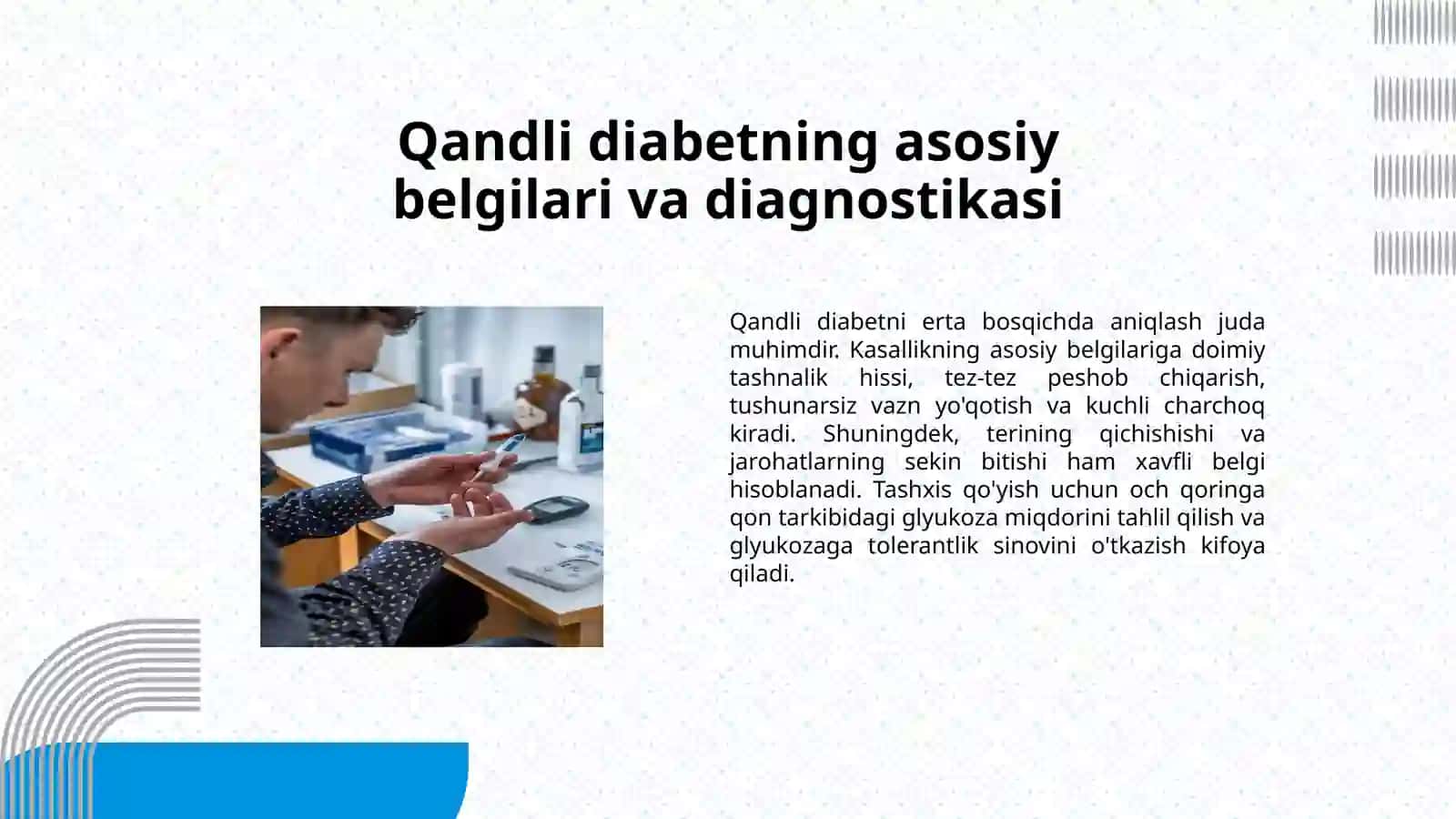 Qandli diabet va buqoq kasalliklarining umumiy tavsifi 3