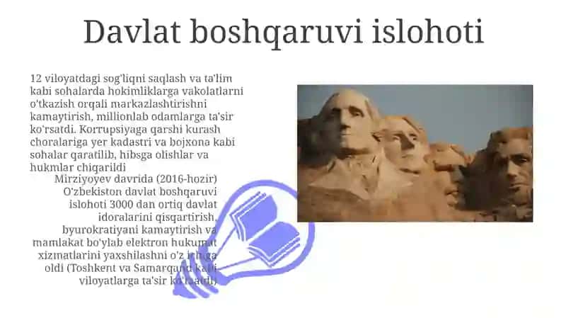 Davlat boshqaruvi islohoti 3