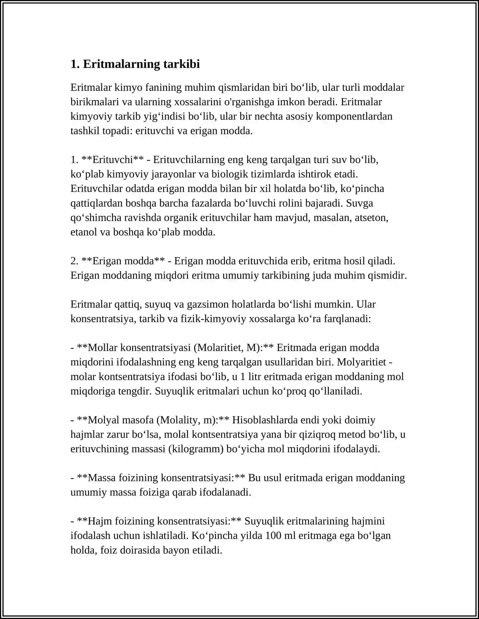 ERITMALARNING ELEKTR OʻTKAZUVCHANLIGI 3