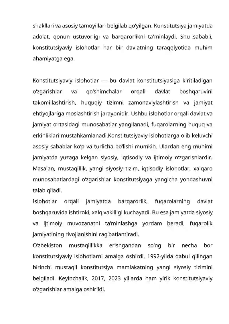 KONSTITUTSIYAVIY ISLOHOTLAR HAMDA ULARNING MAZMUN-MOHIYATI 3